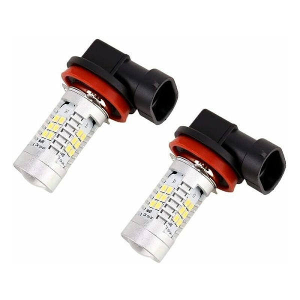 Tåkelyspære H11 - 21-2835SMD LED-hovedlys ULTRA WHITE LED-bilpære LED-tåkelyspære Xenon-lys (Hvit) - Perfet