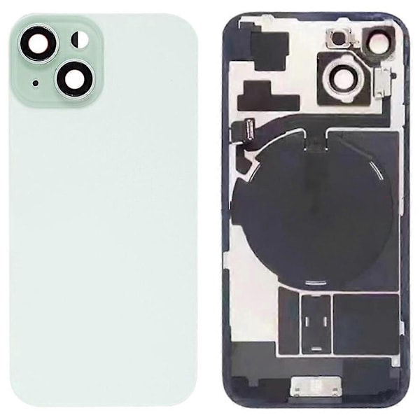 Lasi Akun Takakansi Yhteensopiva iPhone 15 -Perfet Green