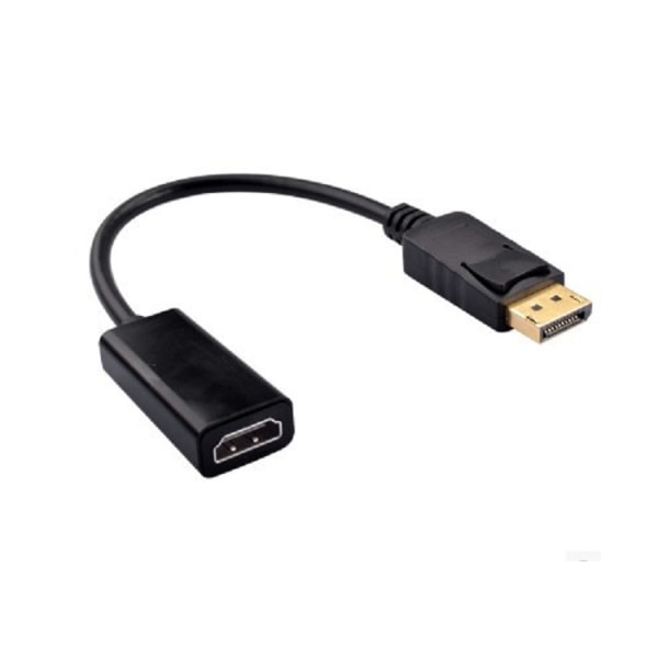 DisplayPort til HDMI Adapter 4K med Audio Black - Perfet