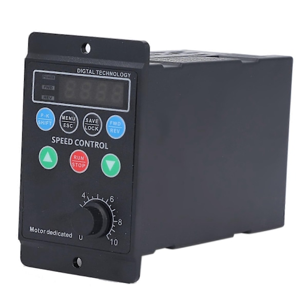 Variabel Frekvensomformare 3-fasig Motorhastighetsreglering Inverteromvandlare 1PH 176-264V Ingång 400W 2A 3PH 0-220V Utgång 0,1-400HZ-Perfekt