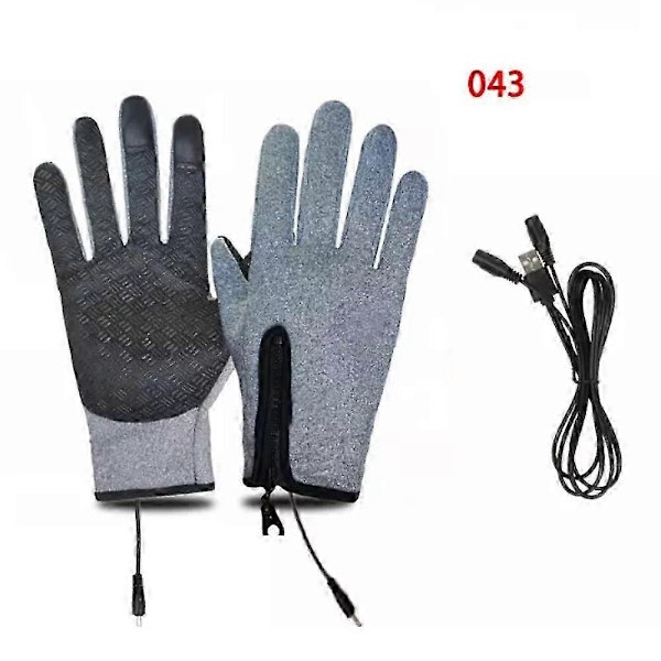 Miesten vedenpitävät hanskat, Ultimate Winter Heated Windproof Gloves - Perfet 043grey L