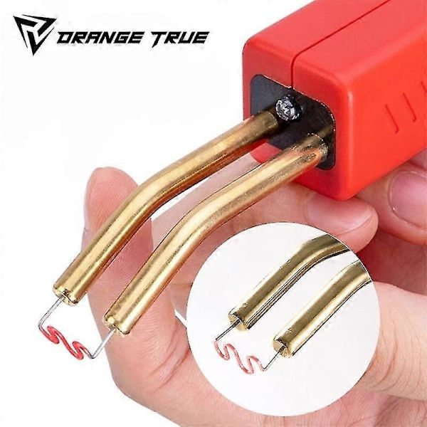Varmt Stifter Plast Svejsningsmaskine Bumper Reparationskit Loddejerns til Plast Reparation Bil Bumper Reparation Svejsningspistol-Perfekt Red C 220V  EU