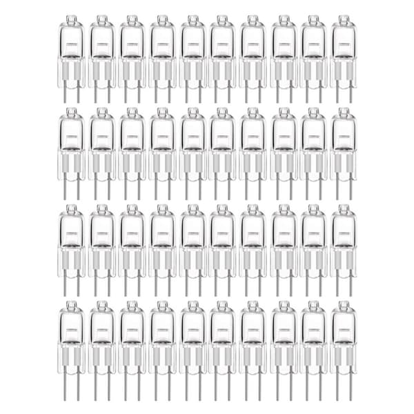 G4 halogenpærer/glødepærer - varmhvitt lys - halogen 10W (20 Pack)