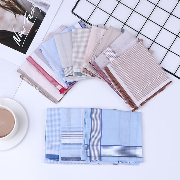 12 st Herrnäsdukar Tyg - Perfet