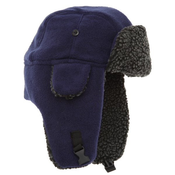 EX-BUTIKER unisex miesten/naisten fleece trapper-hattu, hiihtohattu N - täydellinen Navy 59cm