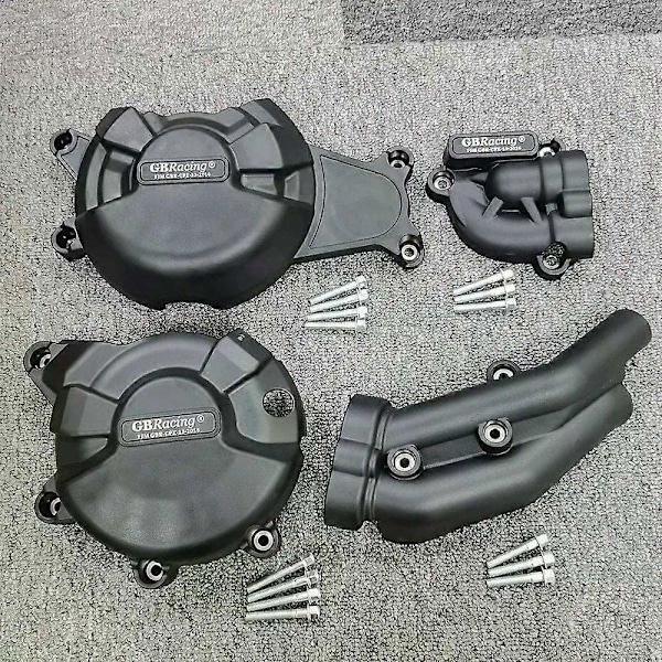 con MT-07 Motorcykler Motorafdækning Beskyttelsesetui Kompatibel med etui GB Racing Kompatibel med Yamaha FZ07 XSR700 MT07-Perfet One 1set (4)