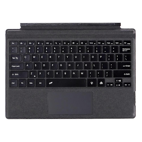 Kompatibel med Microsoft Surface Pro 7+/7/6/5/4/3 baggrundsbelyst Bluetooth-tastatur med touchpad - Perfekt Style D