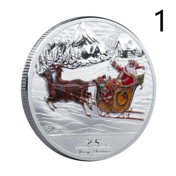 jultomtens jubileumsmynt i 1:a färg Souvenir Co - Perfet Silver 1pc