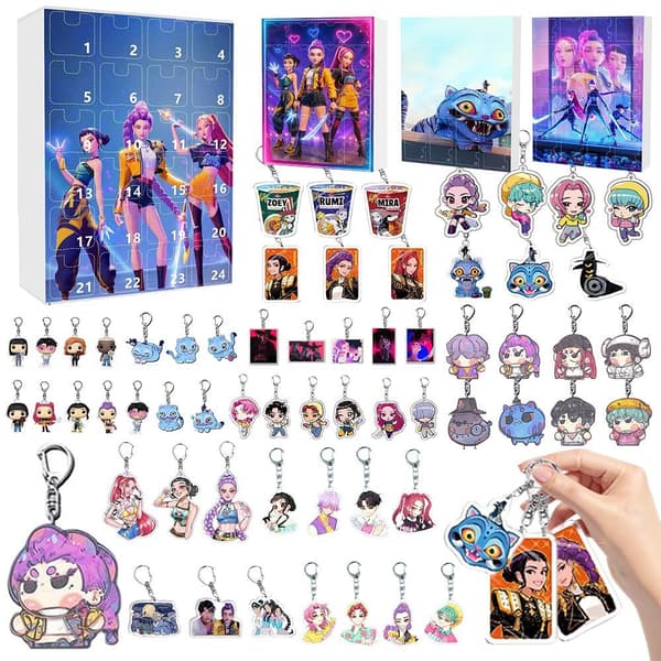 Kpop Devil Hunter Huntrix Julekalender Nightmare Nedtellingsboks 2 Size as picture