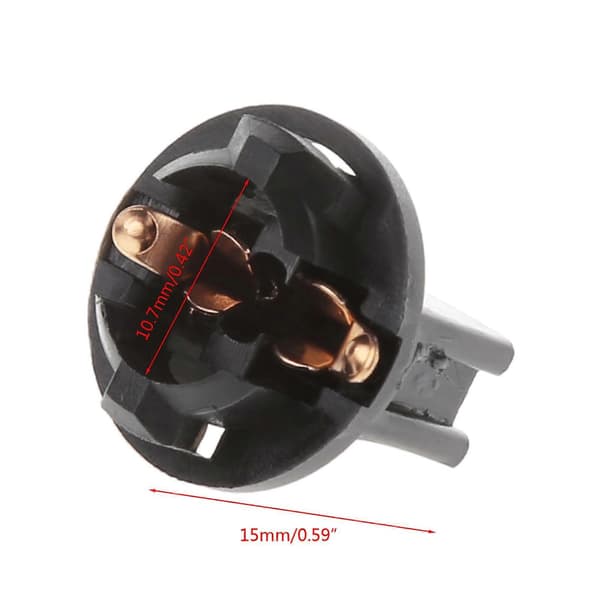 10 stk. T10 Bil Lysfatning Twist Lock Kile Instrumentpanel Pære Base - Perfekt