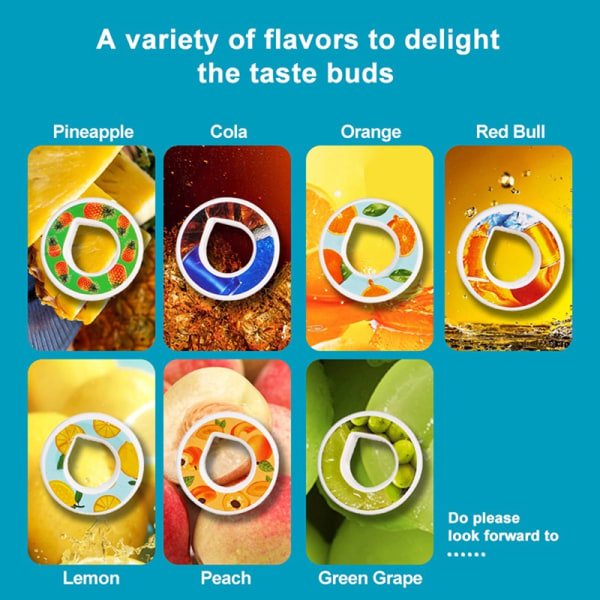 Vandflaske Glæde Med Flavoring Pods 0 Sukkerdrik Duft - Perfet Orange flavor