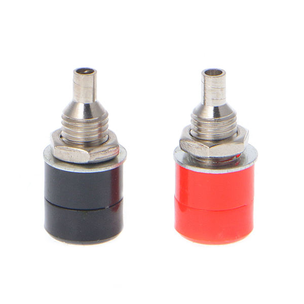 10 kpl eristetty turvallisuus 4 mm banaani naaras Jack Panel Mount Socket -liitosnapaliitin - Perfet