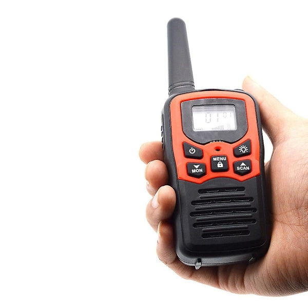 Vuxen Walkie Talkie Lång Räckvidd 2-pack Tvåvägsradio Öppen Fält Räckvidd Upp till 5 Mil - Perfekt 4 pieces