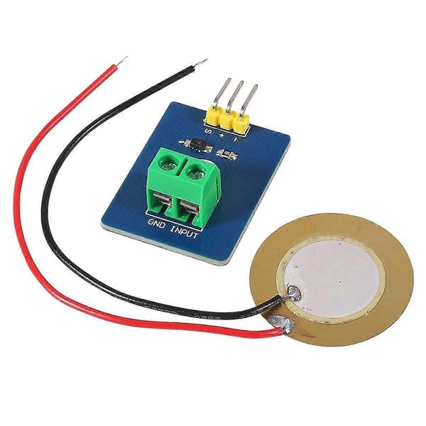 10st Piezoelektrisk Sensor Analog Keramisk Sensormodul Piezoelektricitet för DIY KIT-Perfet