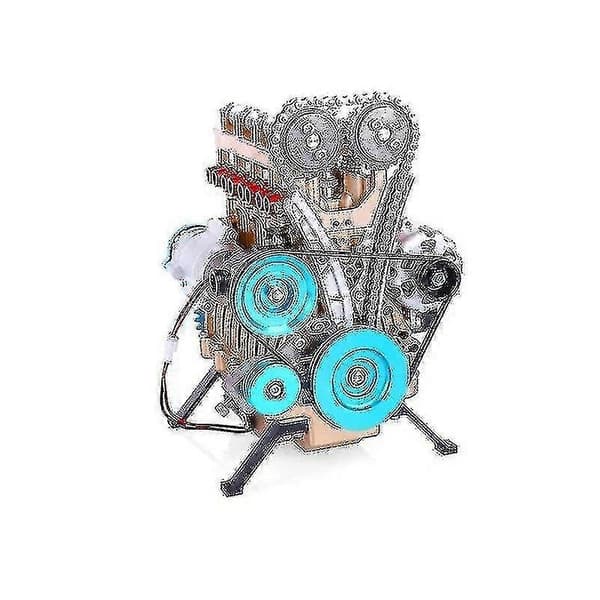 Høykvalitets Mini Inline Fire/Åtte-Sylindret Motor Modellsett leker for Voksne-Perfekt four-cylinder