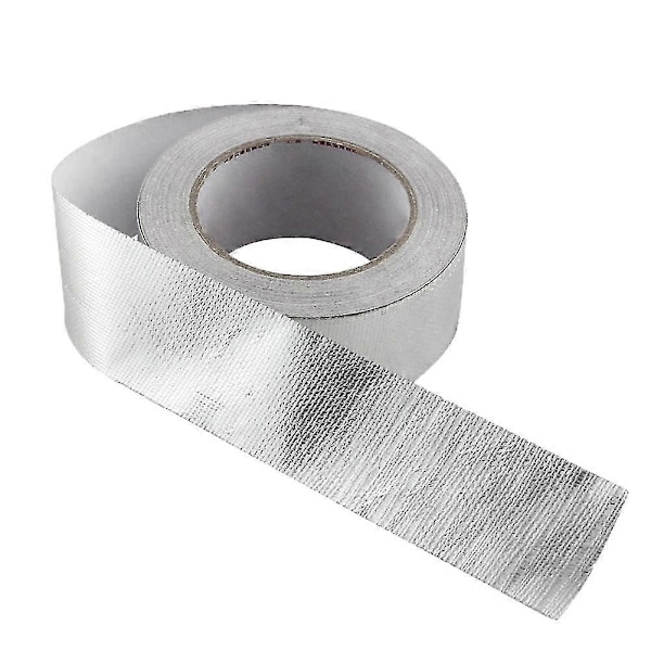 25m Auto Bil Udstødningsrør Aluminiumfolie Varmeisolerende Tape Rulle - Perfet