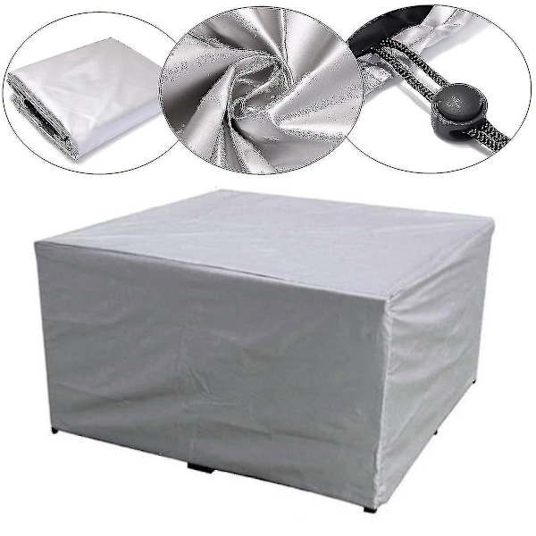 75 Storlekar Vattentäta Utomhus Patio Trädgårdsmöbelöverdrag Regn Snö Stolsöverdrag-Perfekt 87x87x77cm