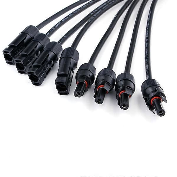 Solarkontakter 4 til 1 Panelkabel Fotovoltaisk Kontaktadapter - Perfet
