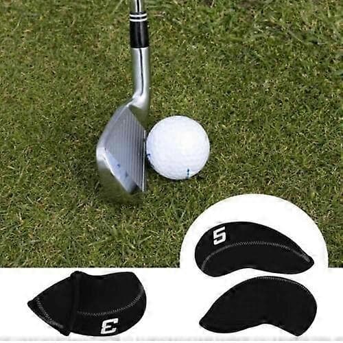 11 st/förpackning Neopren Järn Huvudskydd Golfklubba Skydd Set Golftillbehör - Perfekt Blue