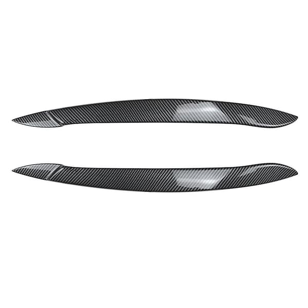 Frontlyktdeksel for bil, øyelokktrim, ABS, kompatibel med X5 E70 2008-2013, karbonfiber - Perfekt