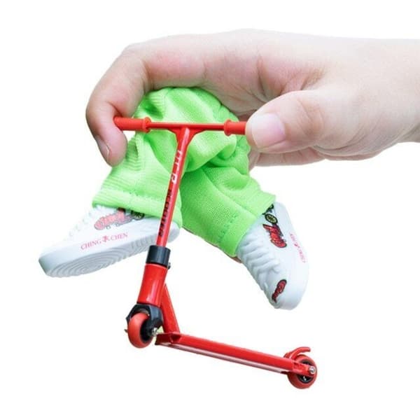 Finger Scooter Set Liten Finger Skateboard SVART - Perfet Black