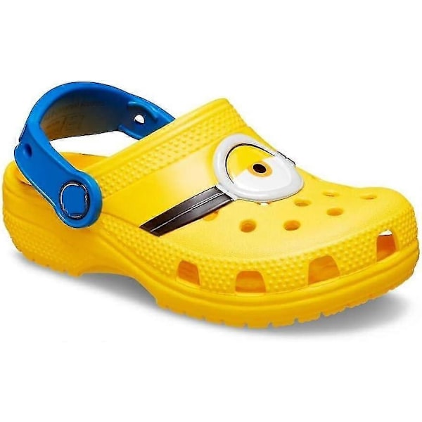 Barne-Minions Strandtøfler Sandaler Casual Sko Klomper Søt Gul Unisex - Perfet J1 20cm