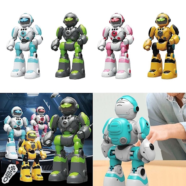 Fjernstyret Intelligent Robot Legetøj Musik Robot Børnegave Tidlig Uddannelse Legetøj-Perfekt Yellow