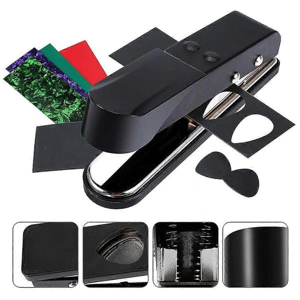 1 Set Gitarrplektrumstans med Gitarrplektrumremsa DIY Gitarrplektrumstans-Perfekt