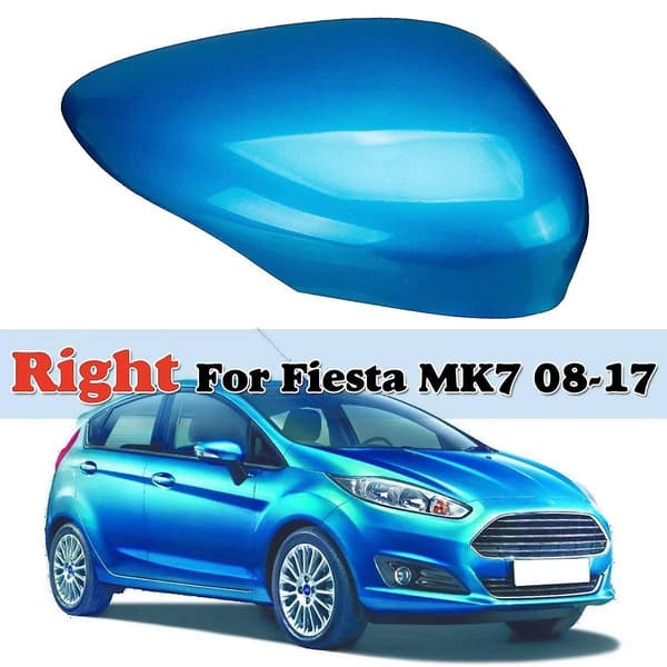 Höger Sidospegelkåpa Kompatibel med Fiesta MK7 2008 2009 2010 2011 2012 2013 2014 2015 2-Perfekt