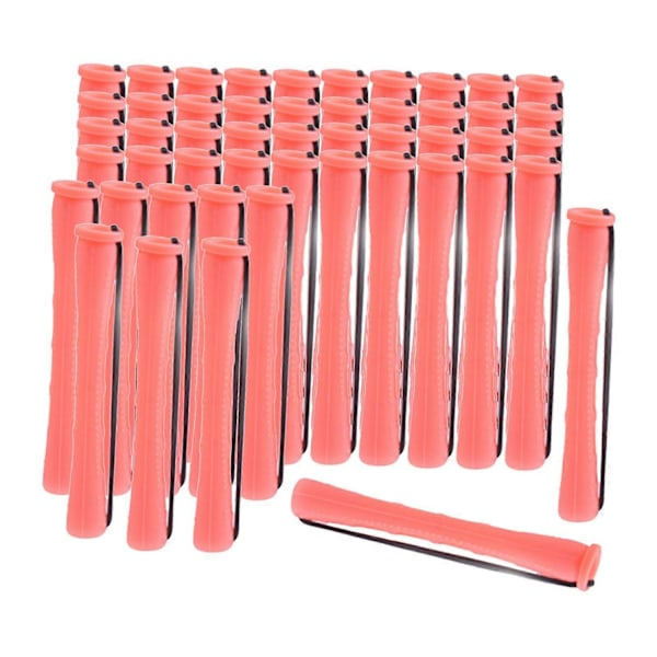 Kolde Permanentstænger til Hår Varmefrit Ruller Styling Frisørværktøj - Perfekt 50Pcs 1.3cm