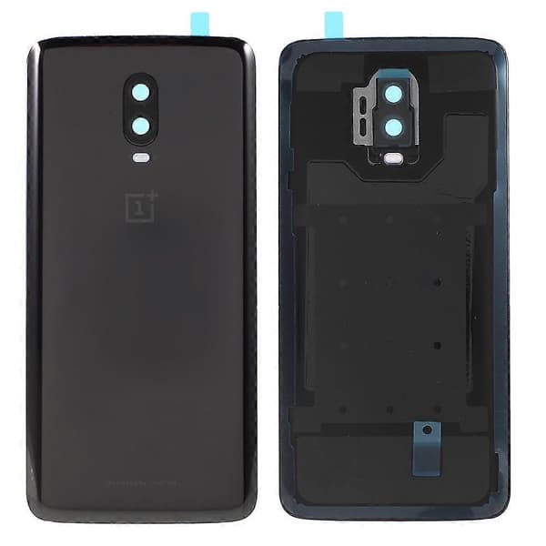 OEM Batterideksel Kompatibelt med OnePlus 6T - Jet Black - Perfekt Matte Black