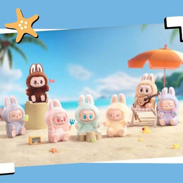 2024 Pop Mart Labubu the Monsters Have a Seat Plysjleketøy Blind Box Tilfeldige Farger - Perfekt Second Generation