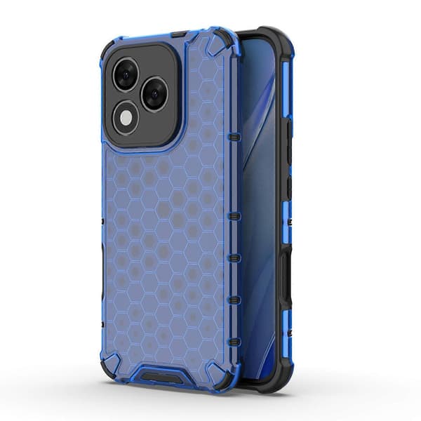 Honeycomb Støtsikkert Telefondeksel Kompatibelt med Honor 400 Lite-Perfet Blue