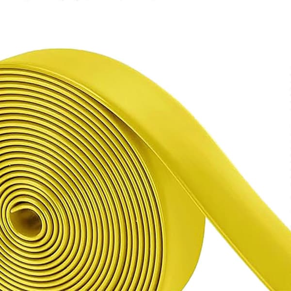 Vinylstropper for reparasjon av utemøbler DIY Gressstol Reparer stropper for hage Svart-Perfet Yellow