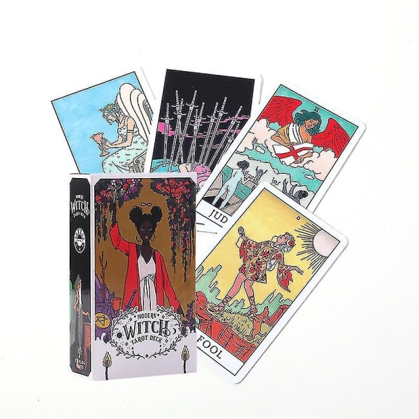 Nytt Tarot Of The Haunted House Oracle-kort for veiledning Spådom Skjebne Tarot Deck brettspill for voksne 78 stk Tt49 - Perfet null none