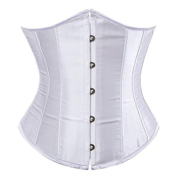 Goottilainen Korsetti Naiset Seksikäs Alavyötärökorsetti Vyötärönkouluttaja Korsetti Muotoilija Pluskoko Corpete Corselet Musta Valkoinen Punainen Sininen S-6xl-Perfet 8062 White XS