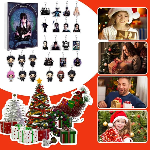 Adventskalender Nedräkningslåda Julgransdekorationer för Onsdag, 2025