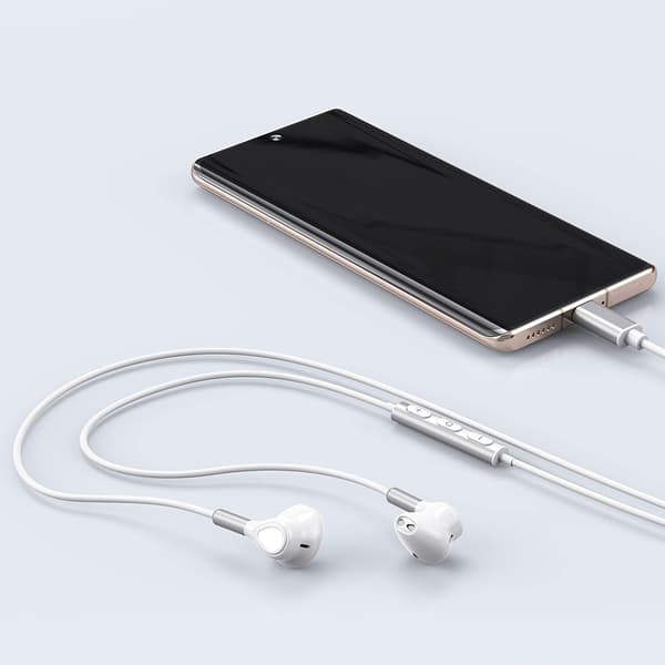 USB C-hörlurar för Samsung Galaxy S22 Ultra S21 FE S20 A53