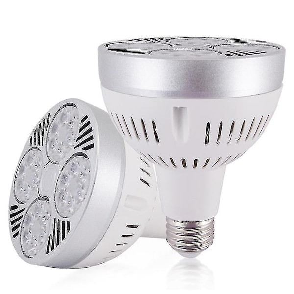 E27 35w P30 Par30 LED-lampa Super Ljus Spotlight för Hem Studio Jikaix-Perfet Black Case Natural Light