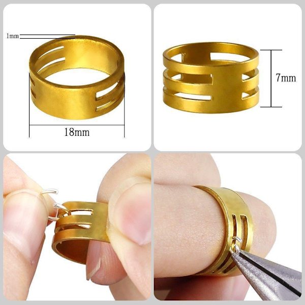 Mega Kit til smykkefremstilling - tænger, tråd, ringe - DIY - Perfet multicolor