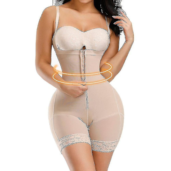 Kvinder Sliing Body Shaper Sealess Butt Lifter Bodysuits Push Up Shapewear Undertøj Korset A - Perfet NUDE m
