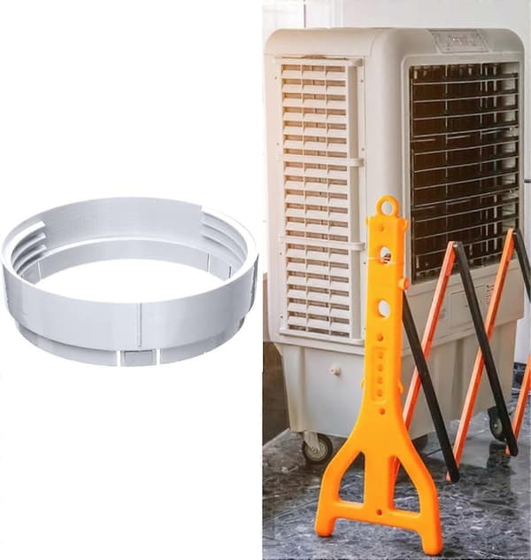 Rund interfaceadapter, rund, letinstalleret luftvinduesadapter - Perfekt