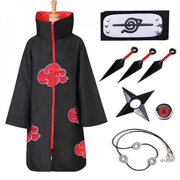 Naruto Akazaki cape anime roolipeliasu - Perfet 8 Pieces Set M