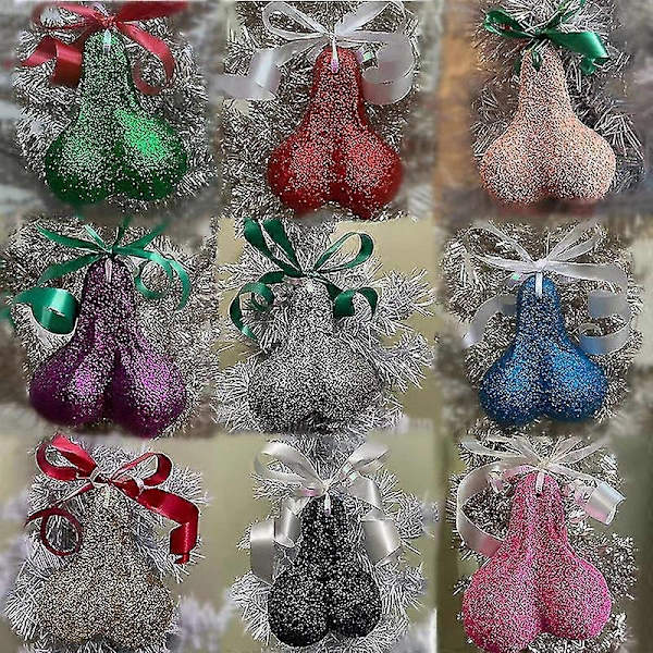 Julekule-Hengende Pynt Kreativ Juletrær Ornamenter Dekor-Perfekt green