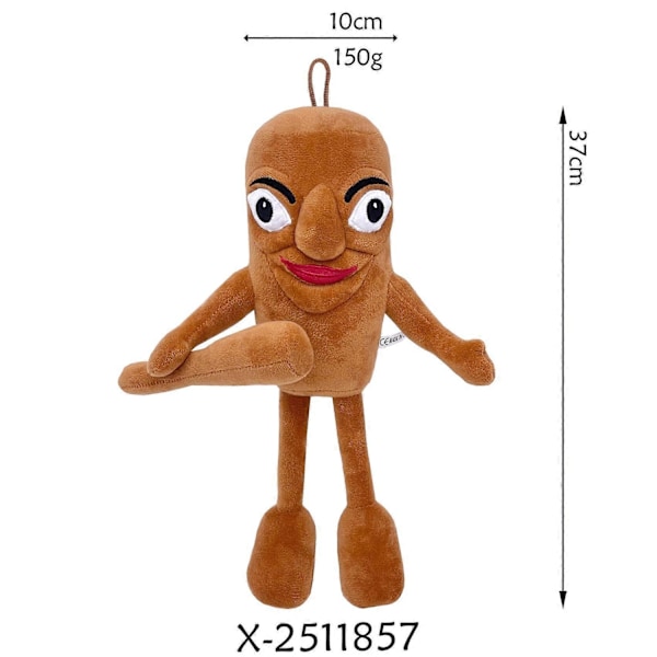 Tralalero Tralala Haj Leksak Plysch Tun Tung Tung Sahur Leksak Docka Brainrot Djur-Perfet Wooden Man