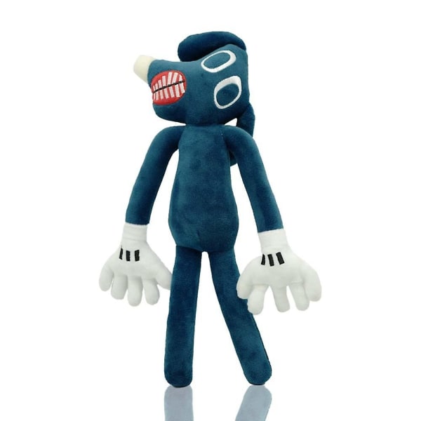 Kreativ tegneserie plys legetøj havfrue hoved udstoppet dukke fødselsdagsgave - Perfet Crooked Head Dog-blue