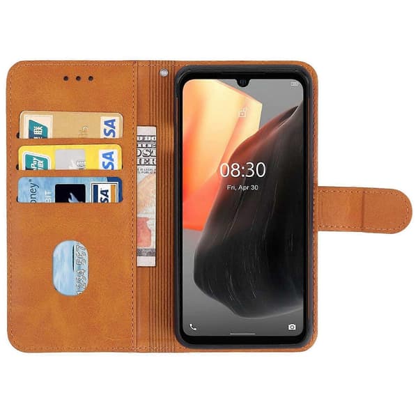 Læderetui Kompatibelt med Ulefone Armor 8 / 8 Pro-Perfet Brown