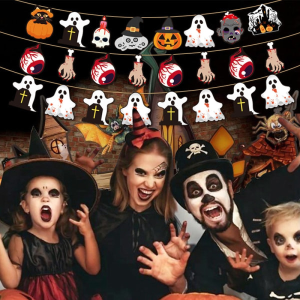Ny Halloween Party Decoration Hangers Bar Scene Atmosphere - Perfet style 3 2 pieces