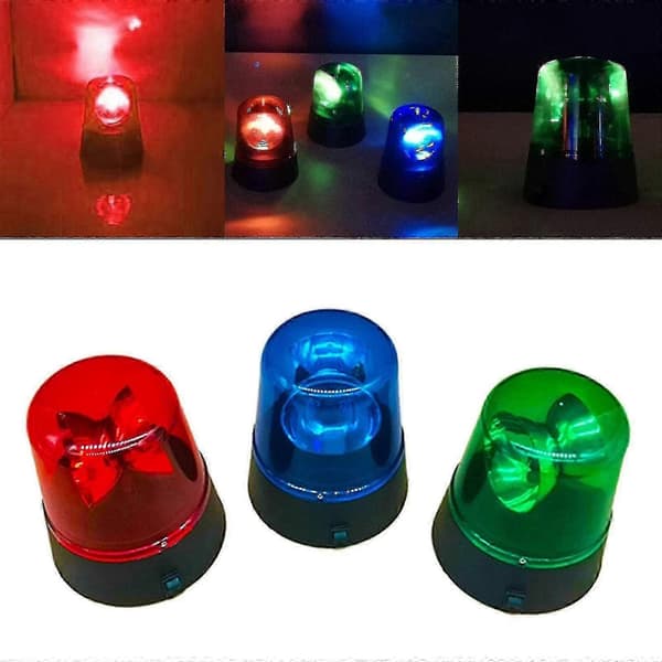 Industrielle LED roterende strobe advarselslys til nødsituationer - Perfekt Red