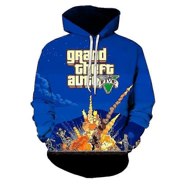 Höst 3d Grand Theft Auto Serien Tryckt Sweatshirt Casual Mode Dam Y2k Hoodies Toppar-Perfet DHZ8K231215A 130